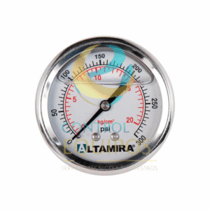 manometro glicerinado 0-300psi